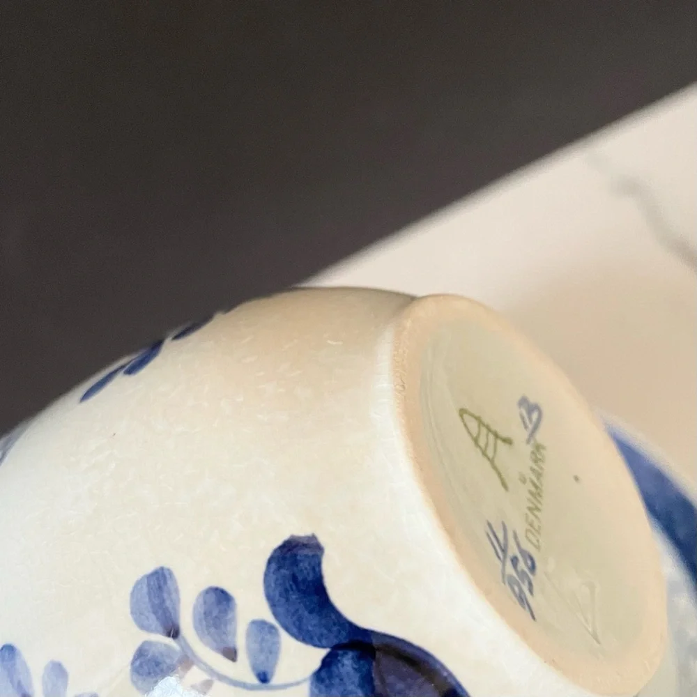 SET of 5 Cups & Saucers - Tranquebar Blue by Royal Copenhagen